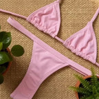 Biquíni Marquinha fita bronze verão