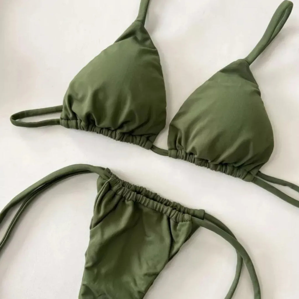 Biquíni Cortininha Fio com amarração