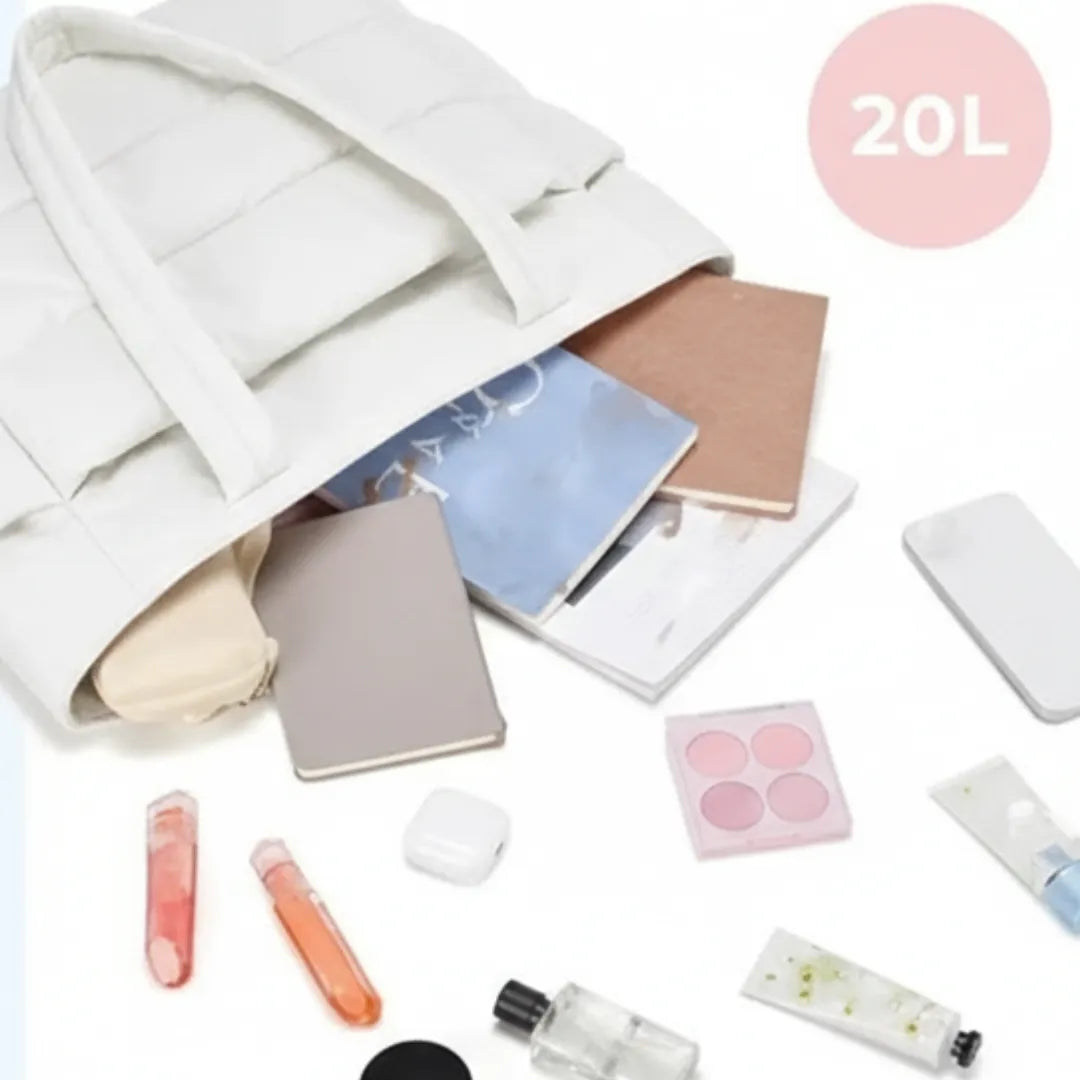 Bolsa Feminina Leve E Fofa Off White