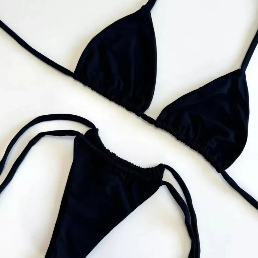 Biquíni Cortininha Fio com amarração