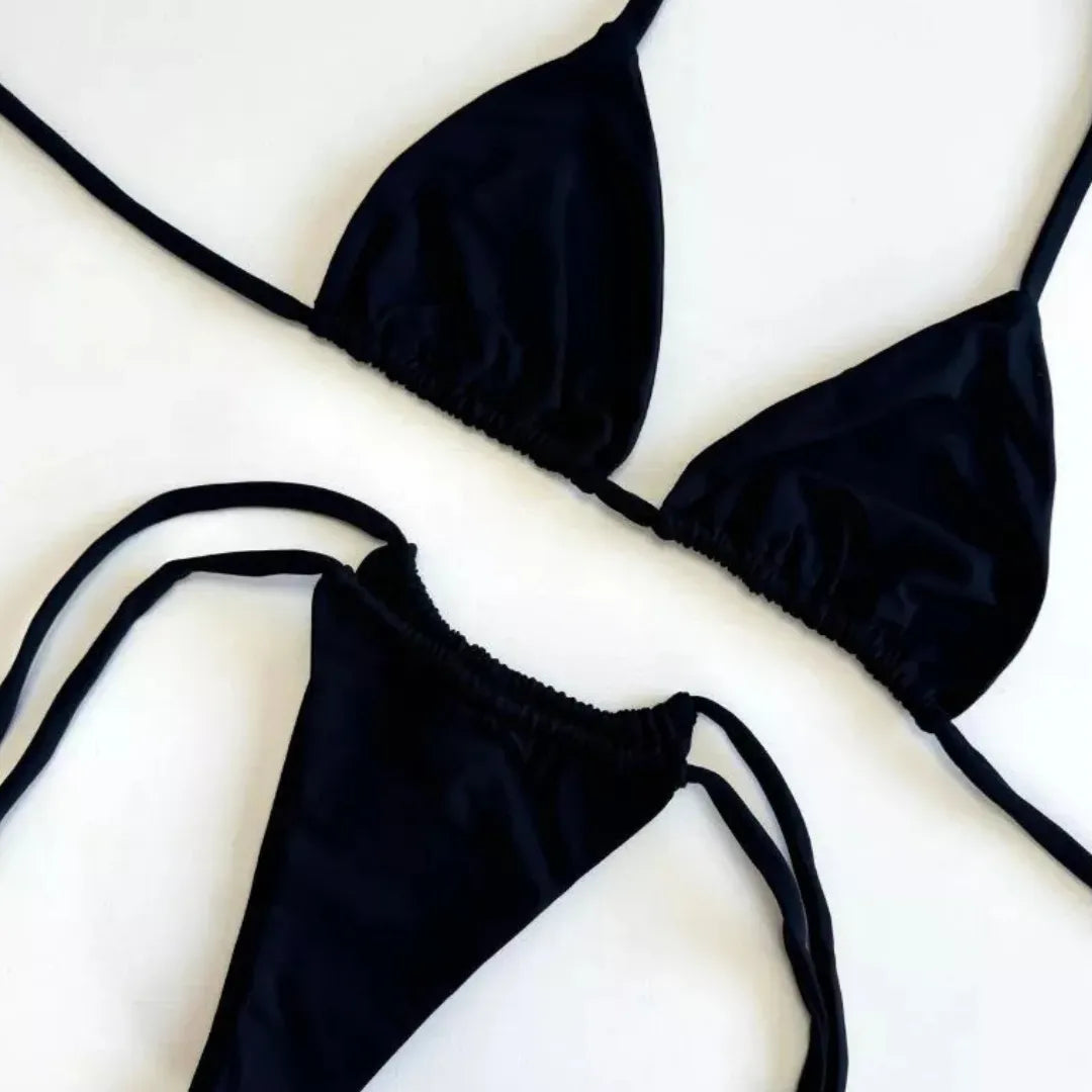 Biquíni Cortininha Fio com amarração