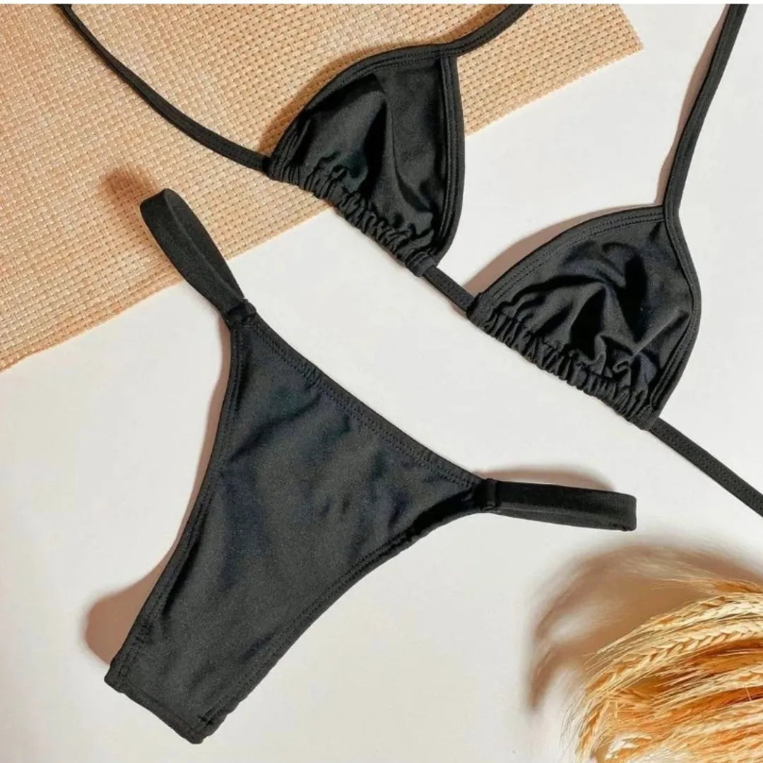 Biquíni Marquinha fita bronze verão