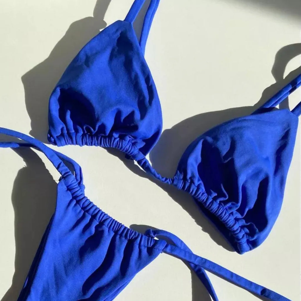 Biquíni Cortininha Fio com amarração